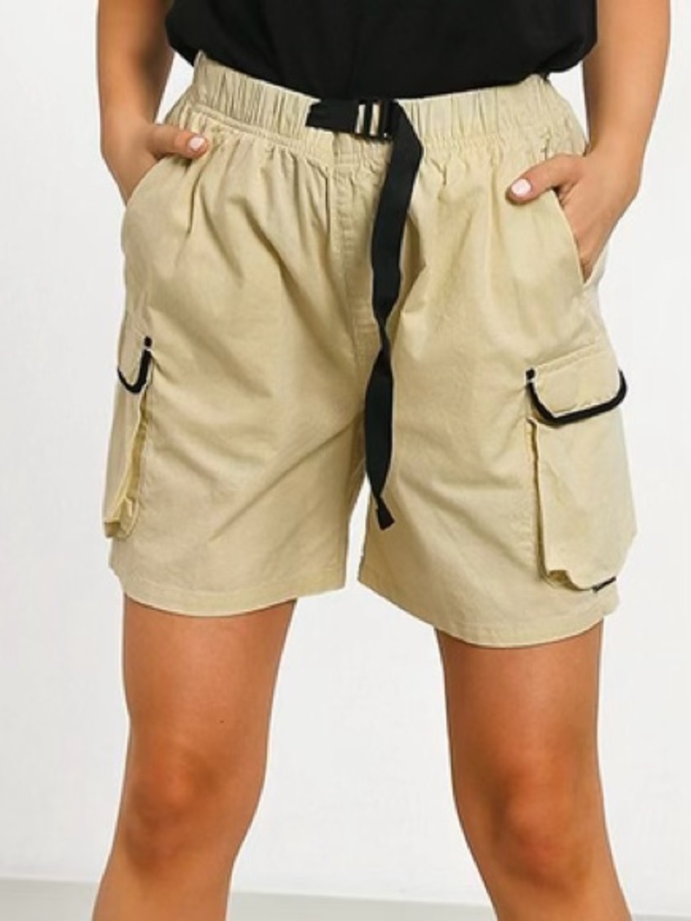 STUSSY Women’s Beige Cargo Shorts